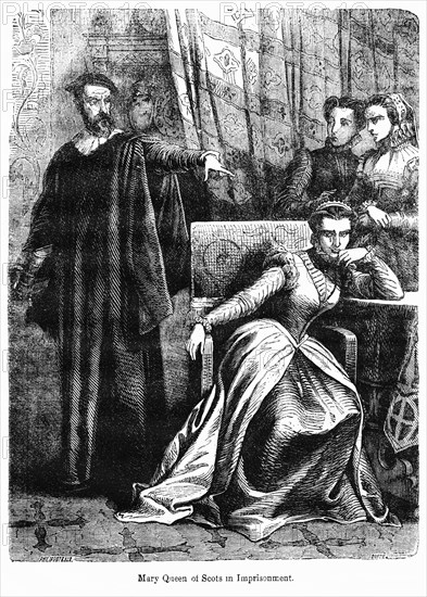 Mary Queen of Scots in Imprisonment