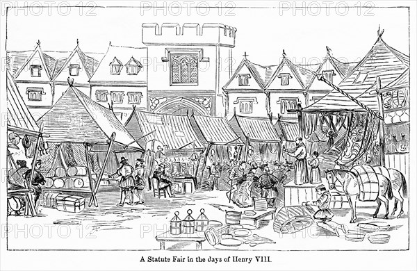 A Statute Fair in the days of Henry VIII