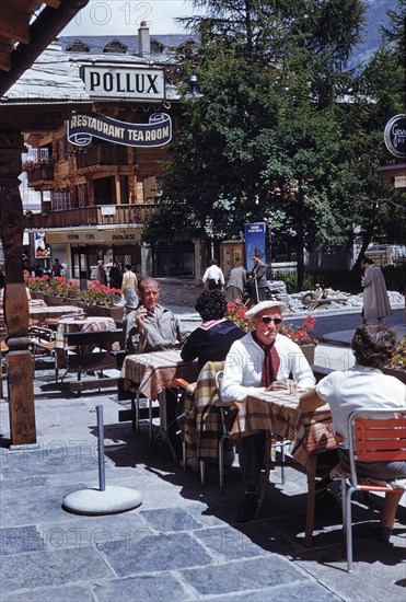 Outdoor Café and Street Scene