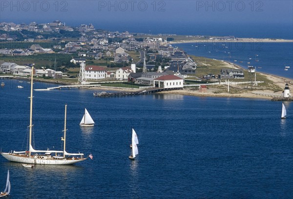 High Angle View of Nantucket