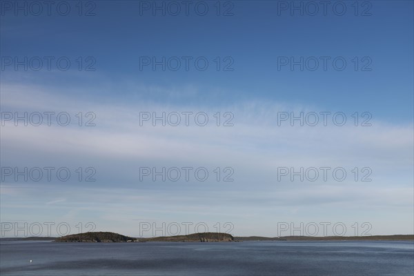 Early Morning View of Two Islands and Sea