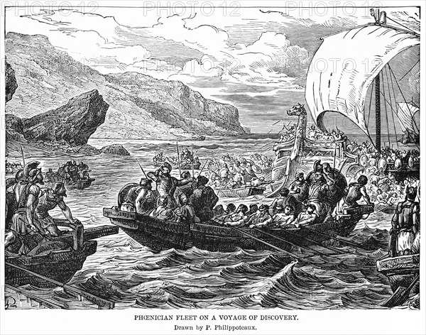 Phoenician Fleet on a Voyage of Discovery