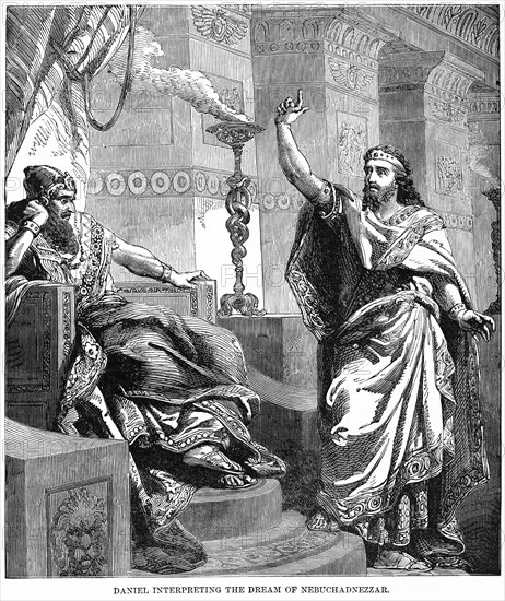 Daniel interpreting the dream of Nebuchadnezzar