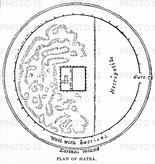 Plan of Hatra