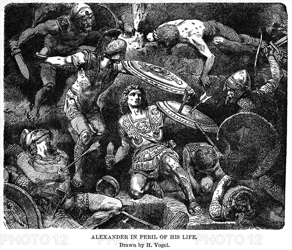 Alexander the Great in peril of his Life