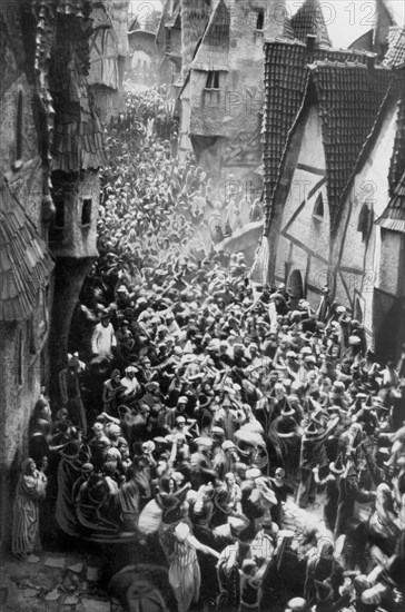 Crowded Street Scene