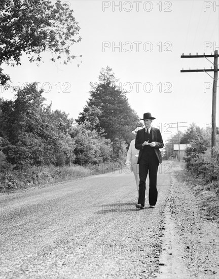 Couple on Sunday Morning Stroll