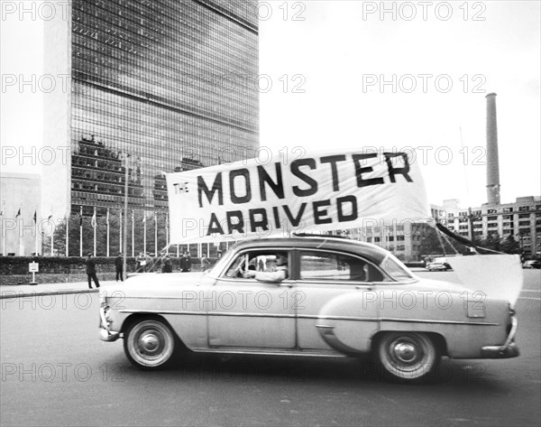 Car with Sign