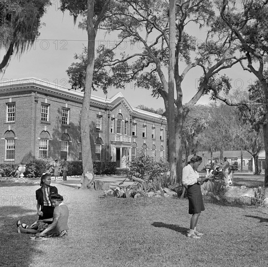 Female College Students on Campus