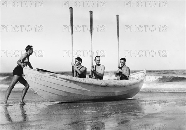 Life-saving Corps in Lifeboat