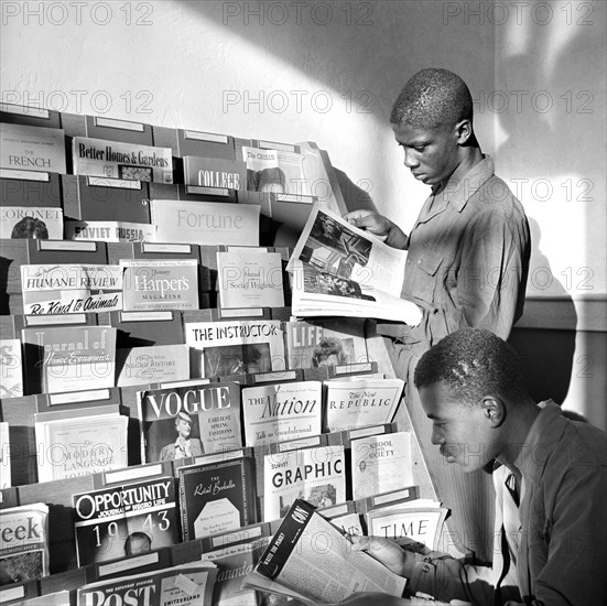 Students in Library Reading Room