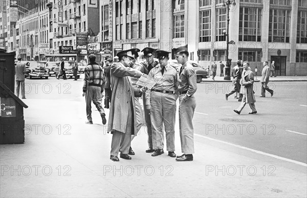 Group of Military Officers getting Directions