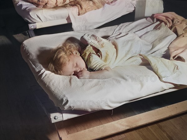 Agricultural Worker's Child taking Nap