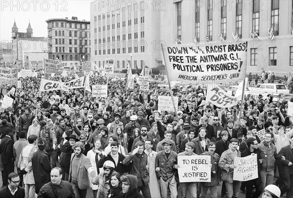 Rally against U.S. President Richard Nixon
