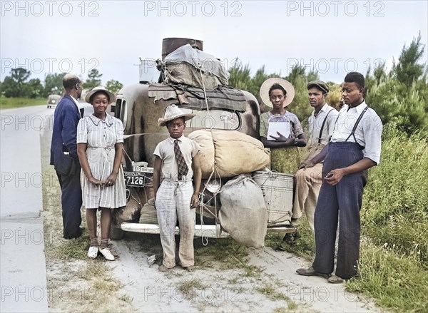 Group of Florida Migrants on their way to Cranberry