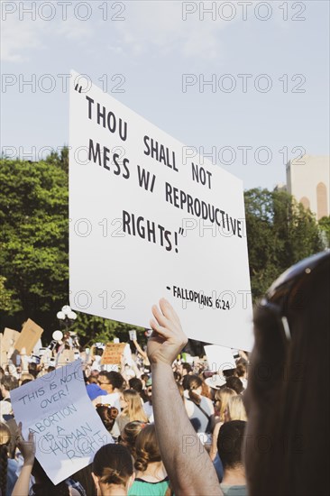 Protest sign at Abortion Rights Rally