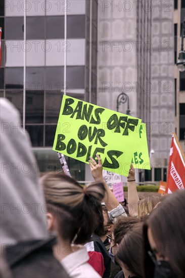 Bans off our Bodies Sign at Abortion Rights Rally