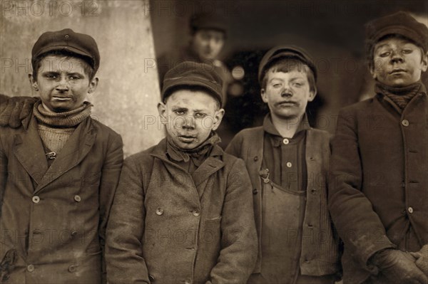 Four coal breaker boys