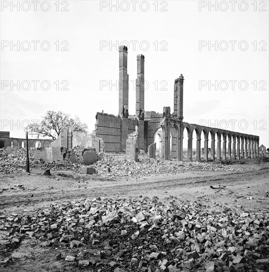 Ruins of North Eastern Railroad depot
