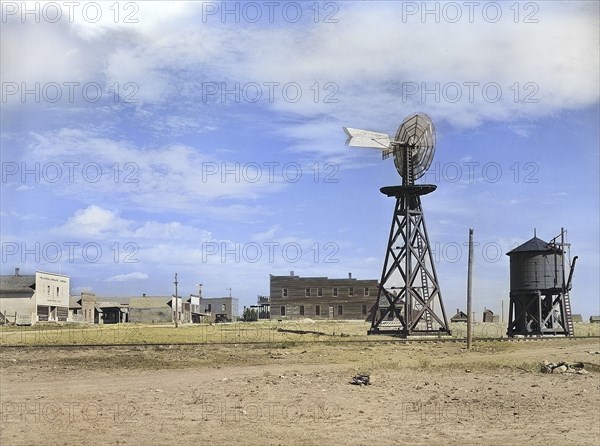 Town abandoned because of continued crop failures