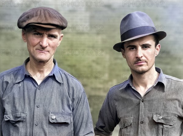Two steel workers