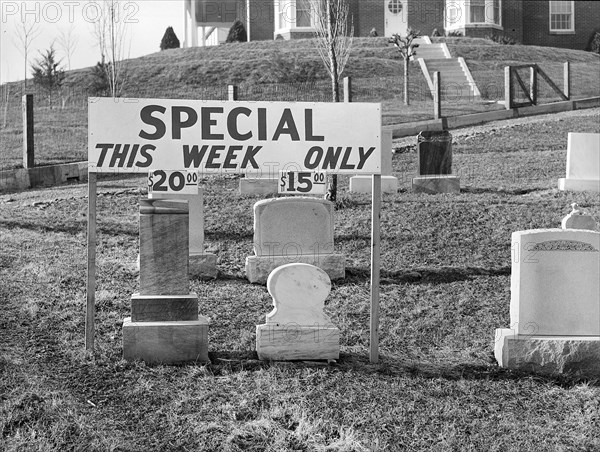 Bargain tombstones