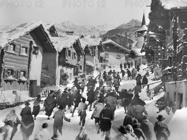 Village Street Scene