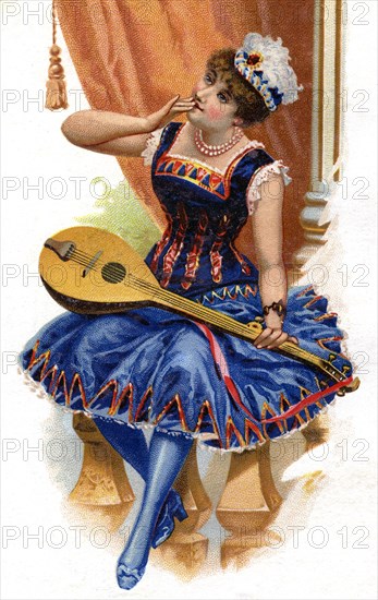 Woman with Mandolin