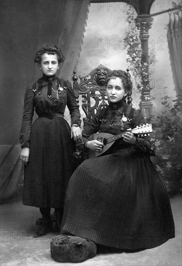 Portrait of Two Young Women