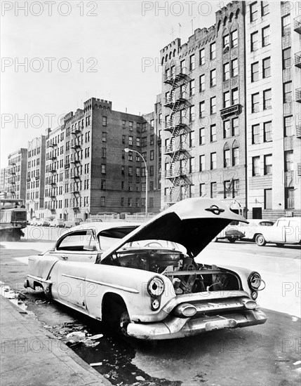 Abandoned automobile