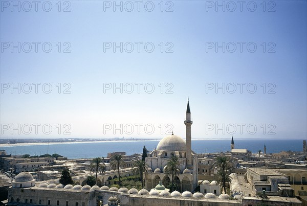 Cityscape with view to Mediterranean Sea