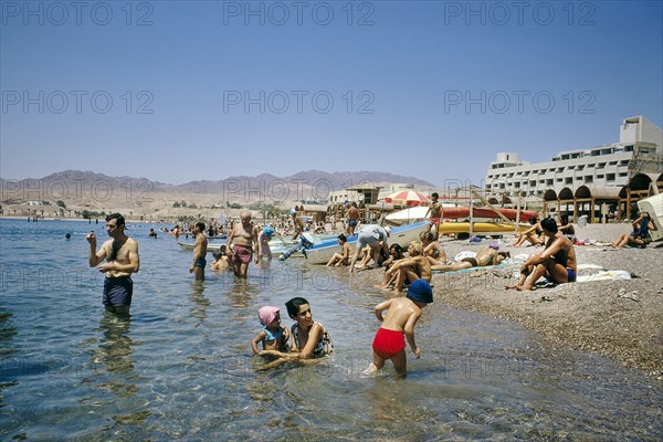 Beachgoers