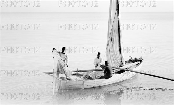 Fishing sailboat