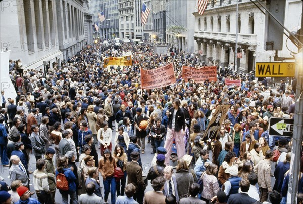 Crowd attending anti-nuclear protest