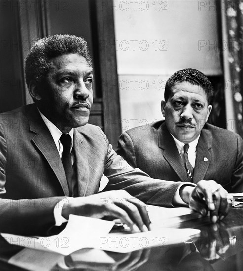 Bayard Rustin (left) and Dr. Eugene Reed (right)