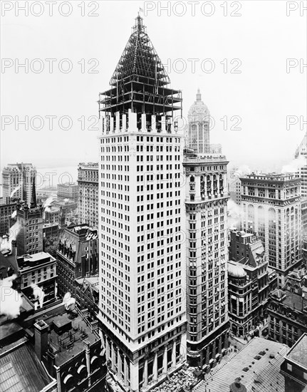 Bankers Trust Company Building under construction