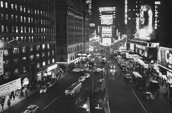 Times Square at night