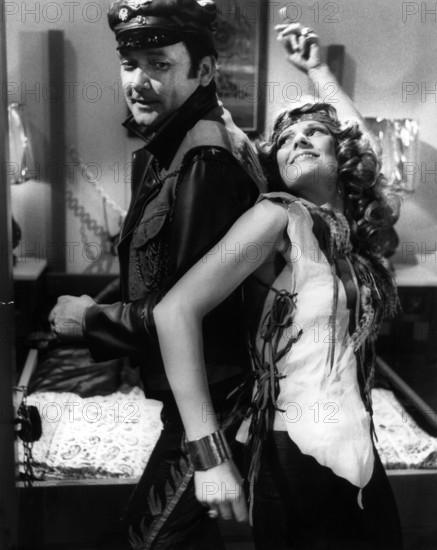 Allen Case, Joan Hotchkis, on-set of the TV series, "The Life and Times of Eddie Roberts" aka "L.A.T.E.R.", Columbia Pictures Television, 1980