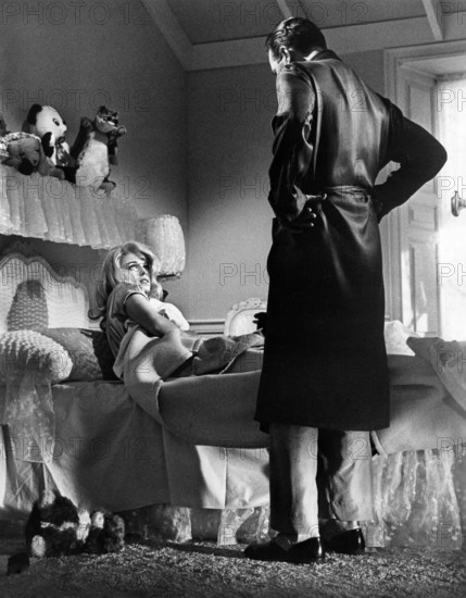 Ann-Margret, John Forsythe, on-set of the film, "Kitten With A Whip", Universal Pictures, 1964