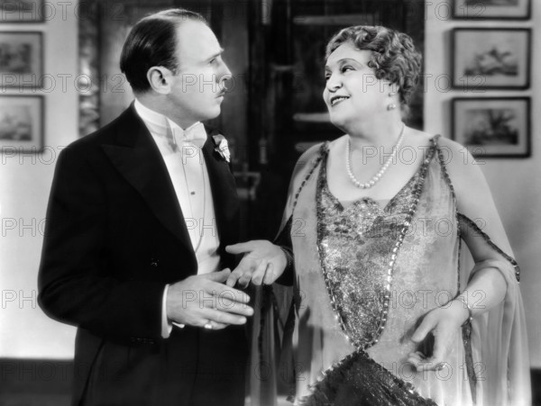 Roland Young, Alison Skipworth, on-set of the film, "A Lady's Profession", Paramount Pictures, 1933