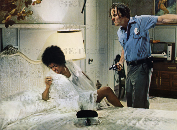 Lola Falana, Anthony Zerbe, on-set of the film, "The Liberation of L.B. Jones", Columbia Pictures, 1970