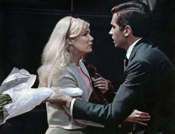 Yvette Mimieux, George Hamilton, on-set of the film, "Light In The Piazza", MGM, 1962