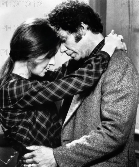Diane Keaton, Alan Feinstein, on-set of the film, "Looking For Mr. Goodbar", Paramount Pictures, 1977