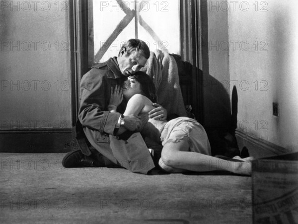 Steve McQueen, Natalie Wood, on-set of the film, "Love With The Proper Stranger", Paramount Pictures, 1963