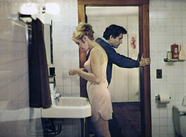 Eva Marie Saint, George Segal, on-set of the film, "Loving", Columbia Pictures, 1970