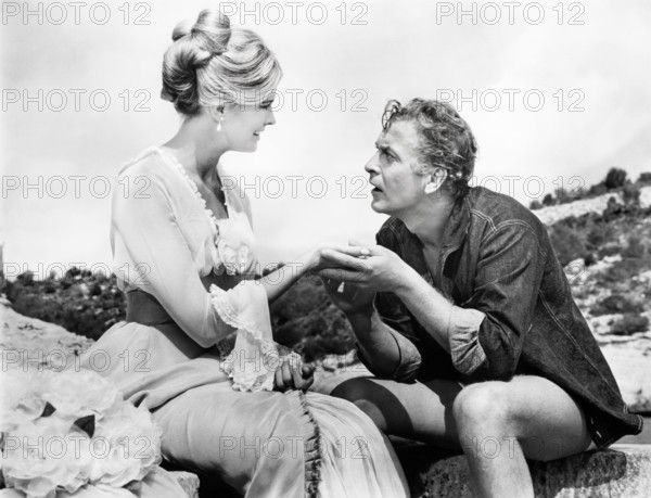 Timothy Scott, Joan Blackman, on-set of the film, "Macon County Line", American International Pictures, 1974