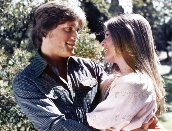 Leigh McCloskey, Cindy Glover, on-set of the TV series, "Married: The First Year", CBS-TV, 1979