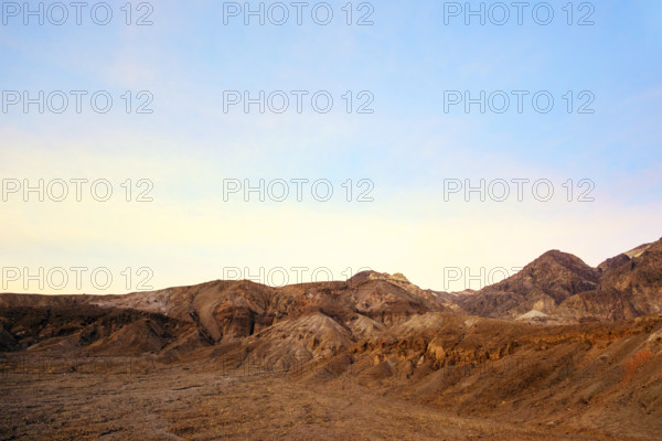 Foothills at dusk, Death Valley National Park, California, USA