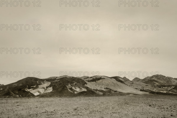 Varying texture detail in foothills at dusk, Death Valley National Park, California, USA