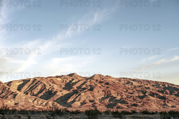 Rugged mountain terrain, Death Valley National Park, California, USA